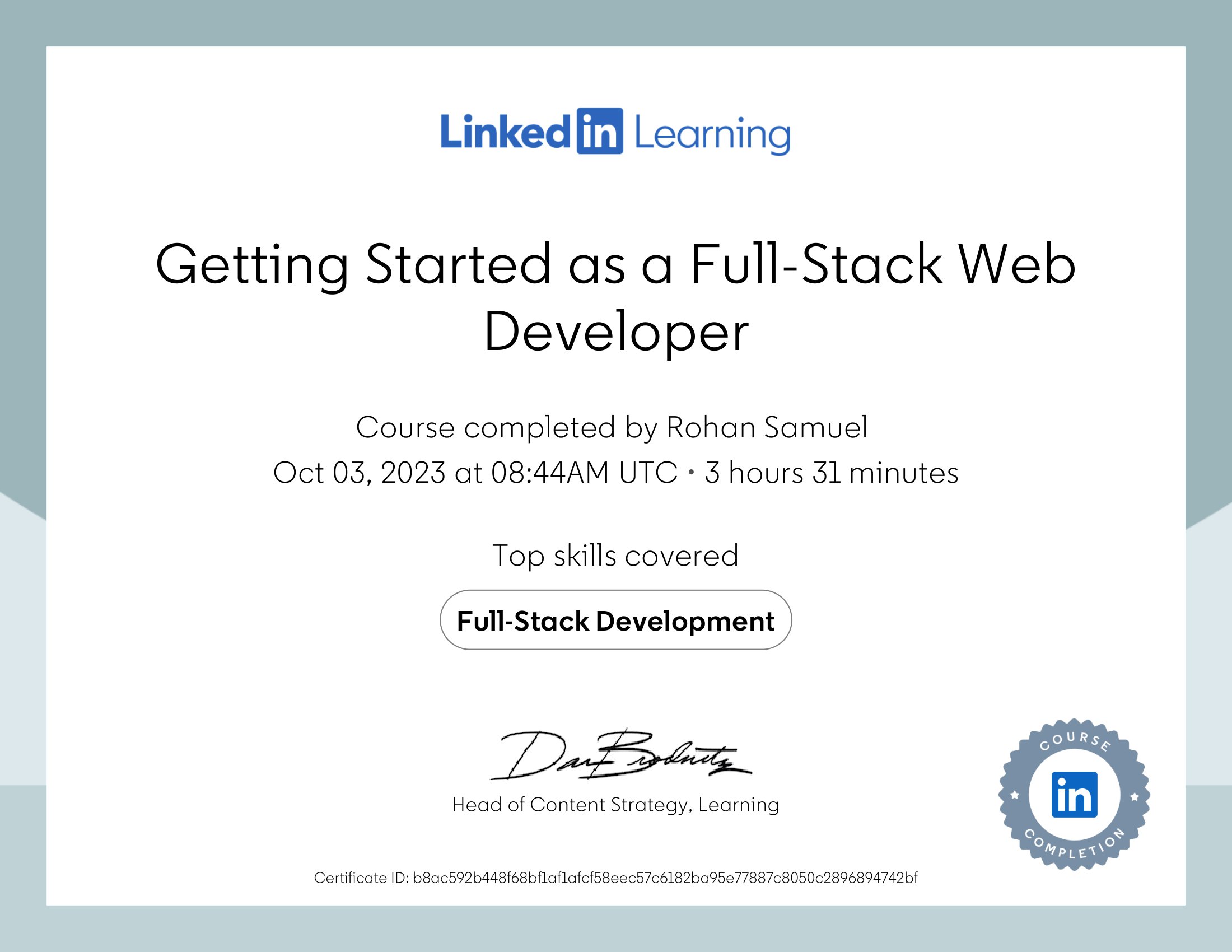 Getting Started as a FullStack Web Developer